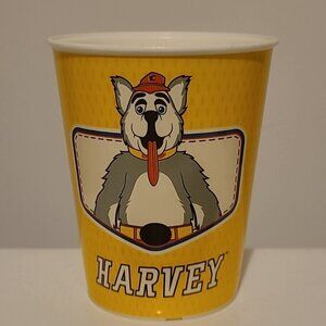Tim Hortons 2019 NHL Team Mascot Plastic Drinking Cup Calgary Flames Harvey Used